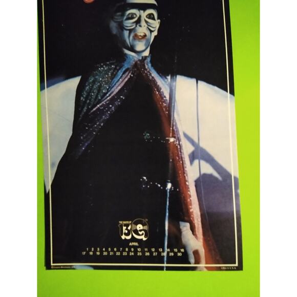 GENESIS Vintage Rock Music Poster Peter Gabriel 50 Years Old The Rocking 1970's - Picture 4 of 6